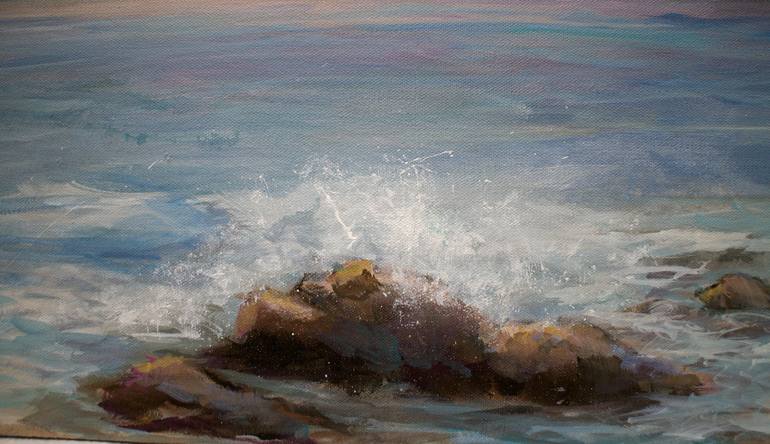 Original Seascape Painting by Karen Hale
