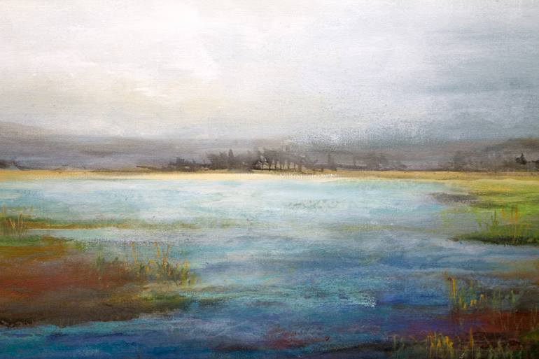 Original Impressionism Landscape Painting by Karen Hale