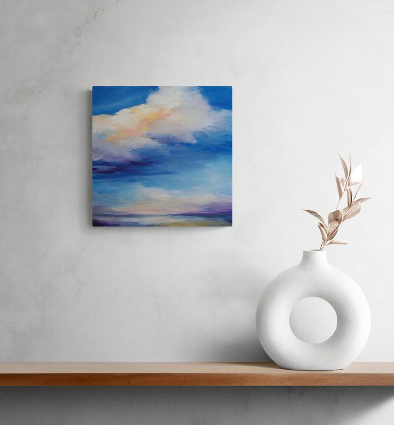 Original Impressionism Landscape Painting by Karen Hale