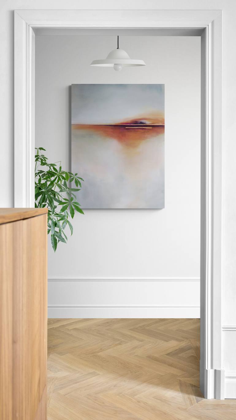 Original Abstract Expressionism Abstract Painting by Karen Hale