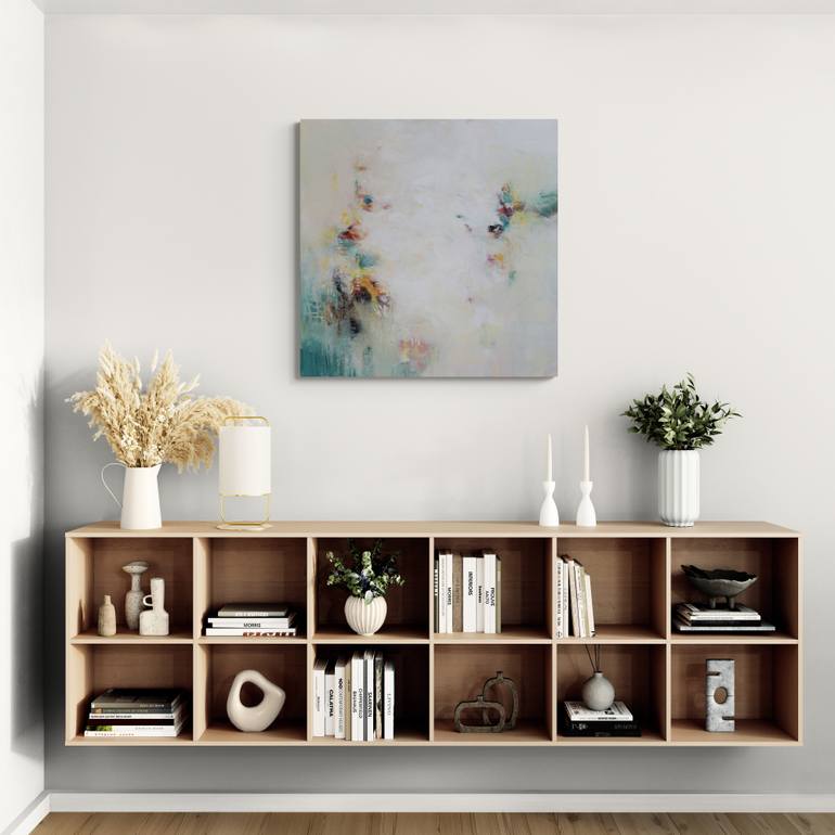 Original Abstract Expressionism Abstract Painting by Karen Hale