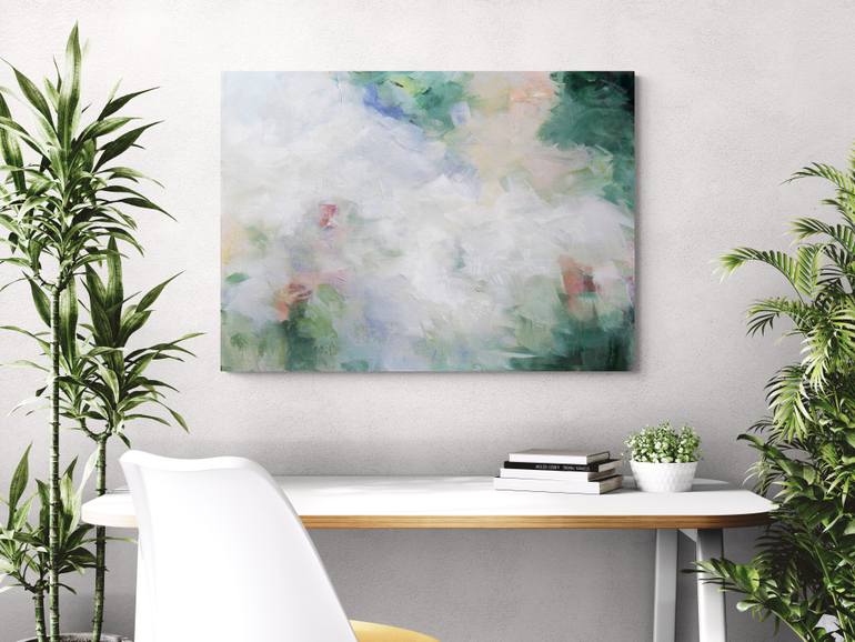 Original Abstract Expressionism Abstract Painting by Karen Hale