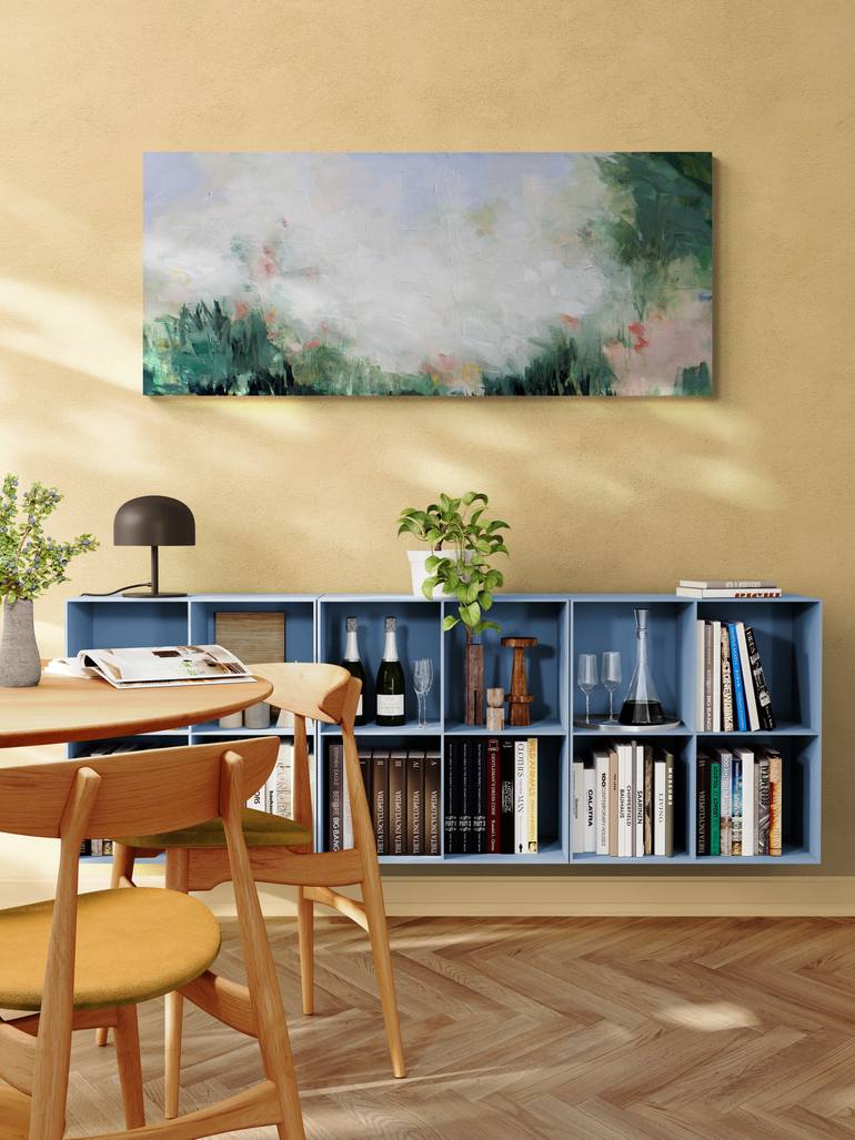 Original Abstract Expressionism Abstract Painting by Karen Hale