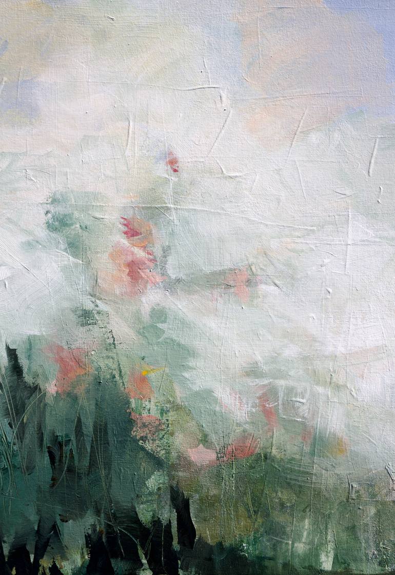 Original Abstract Expressionism Abstract Painting by Karen Hale