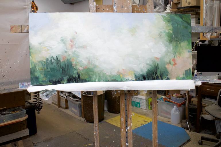 Original Abstract Expressionism Abstract Painting by Karen Hale