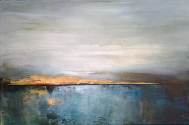 Original Abstract Expressionism Landscape Painting by Karen Hale