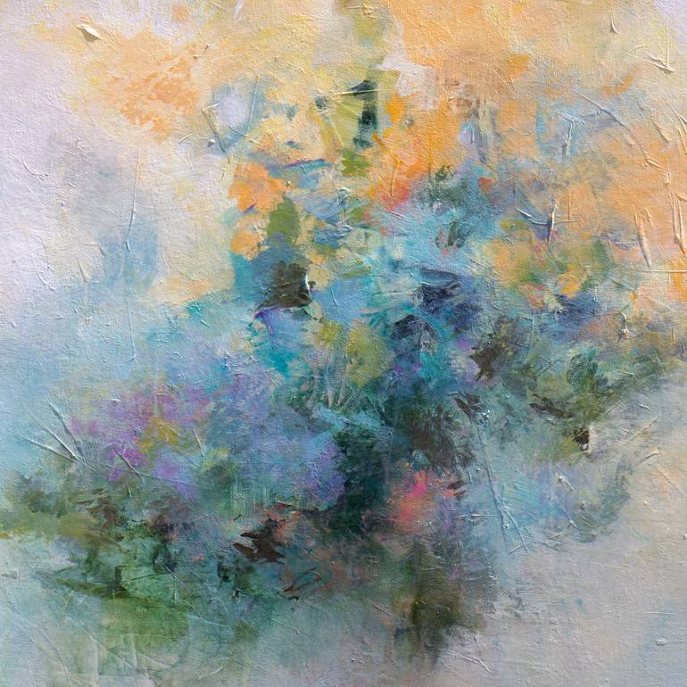 Original Abstract Expressionism Abstract Painting by Karen Hale