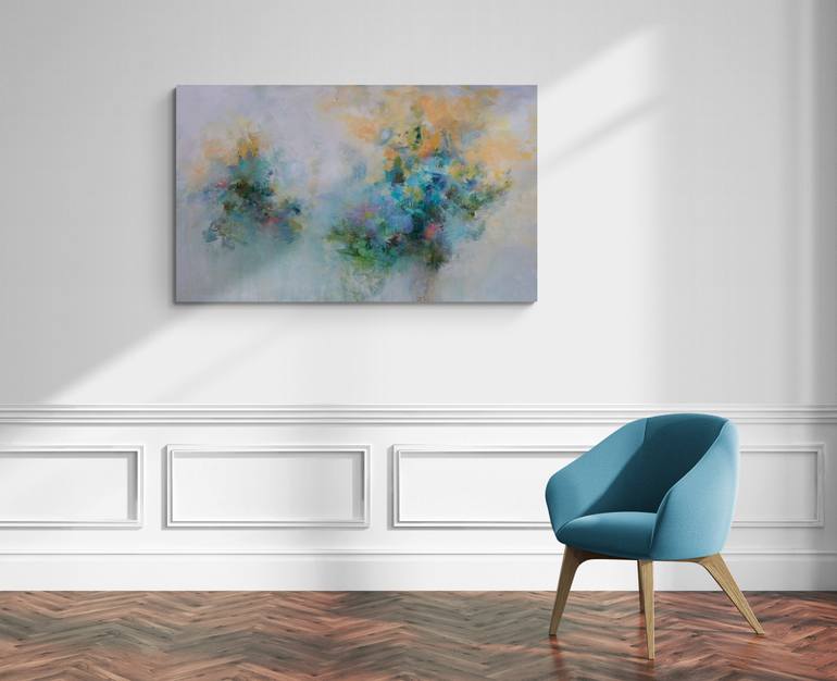 Original Abstract Expressionism Abstract Painting by Karen Hale