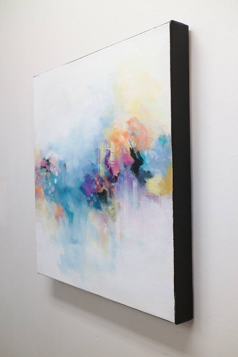 Original Abstract Expressionism Abstract Painting by Karen Hale