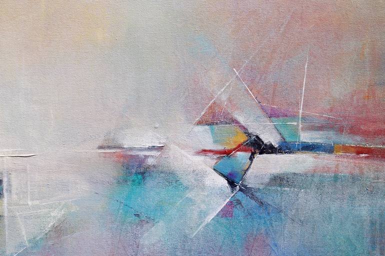 Original Abstract Expressionism Abstract Painting by Karen Hale