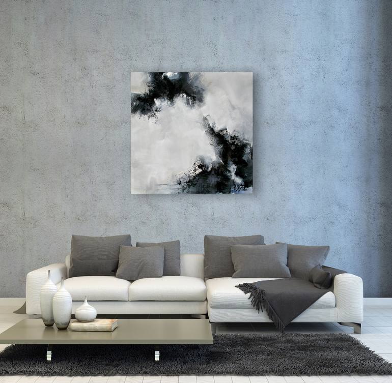 Original Abstract Expressionism Abstract Painting by Karen Hale