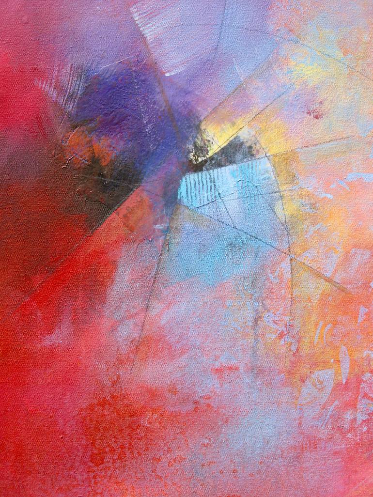 Original Abstract Expressionism Abstract Painting by Karen Hale