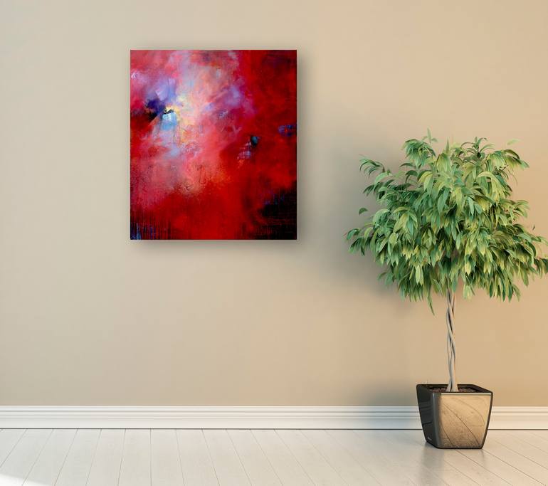 Original Abstract Expressionism Abstract Painting by Karen Hale