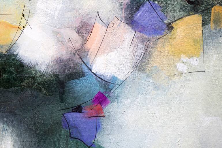 Original Abstract Expressionism Abstract Painting by Karen Hale