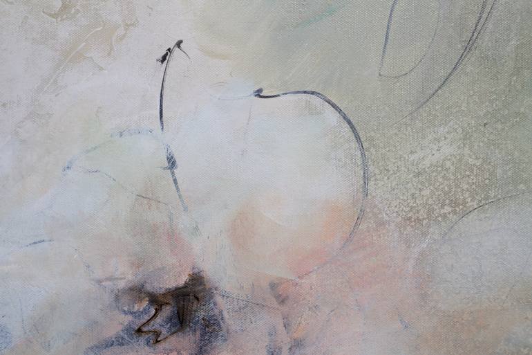 Original Abstract Floral Painting by Karen Hale