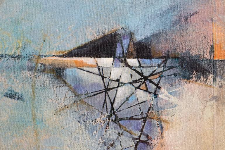 Original Abstract Expressionism Abstract Painting by Karen Hale