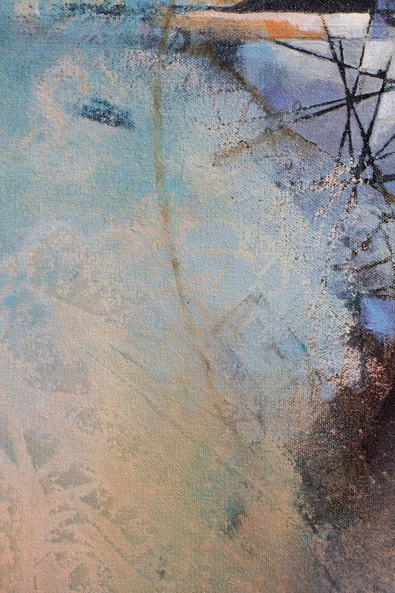 Original Abstract Expressionism Abstract Painting by Karen Hale