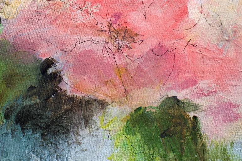 Original Impressionism Floral Painting by Karen Hale