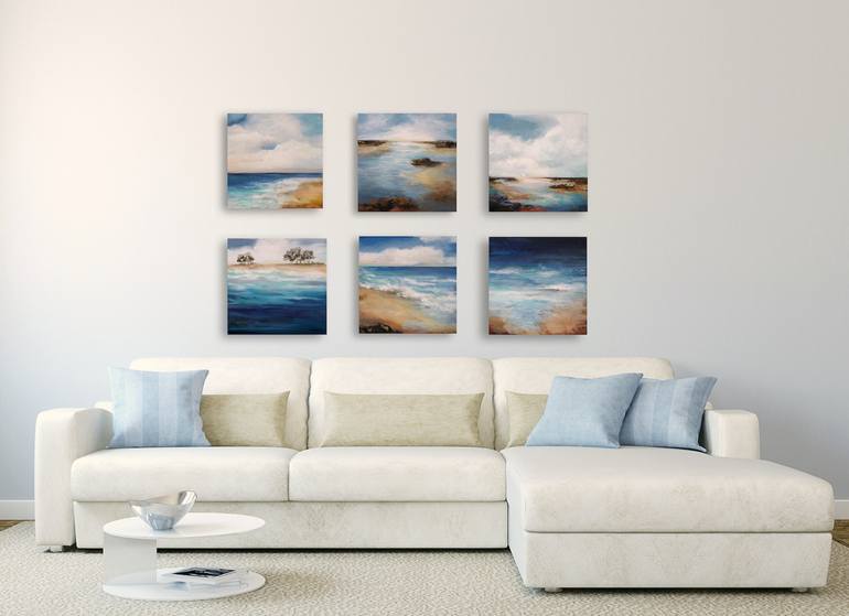 Original Fine Art Seascape Painting by Karen Hale