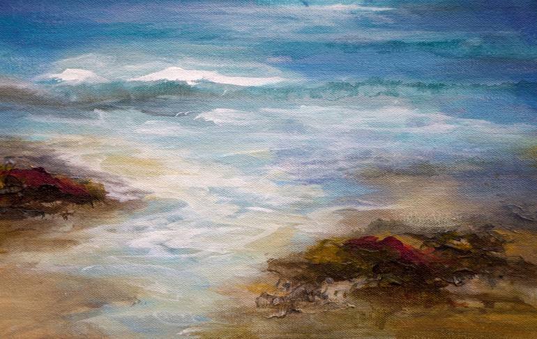 Original Fine Art Seascape Painting by Karen Hale