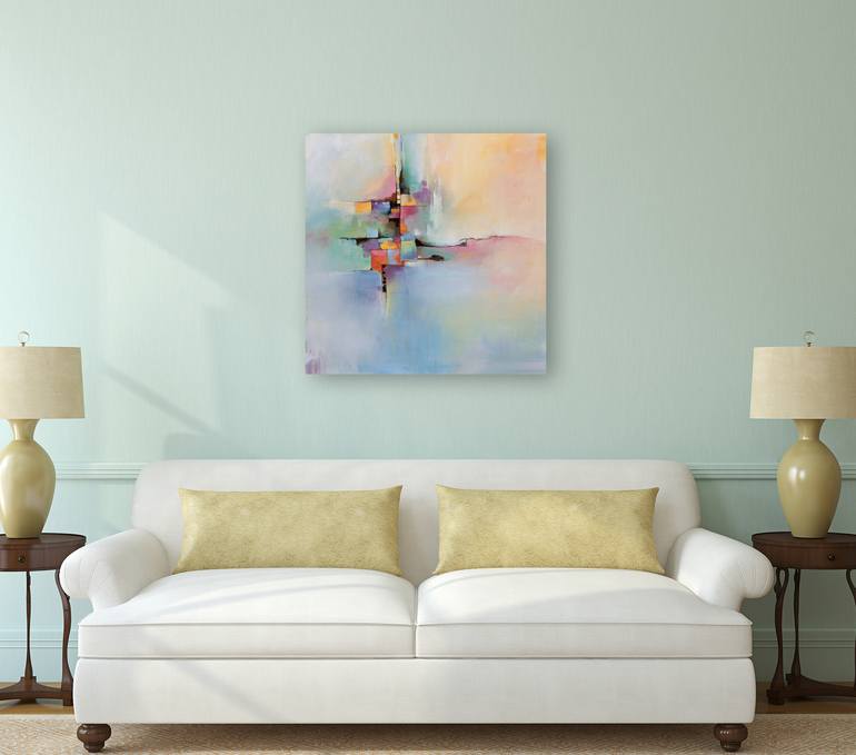 Original Fine Art Abstract Painting by Karen Hale