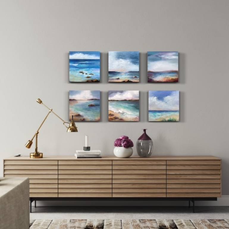 Original Impressionism Seascape Painting by Karen Hale