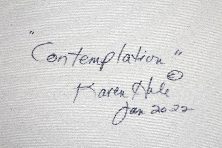 Original Abstract Expressionism Abstract Painting by Karen Hale