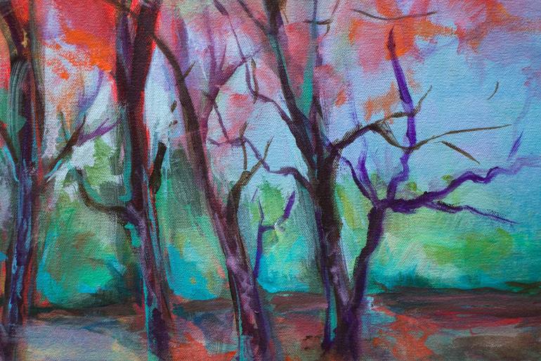 Original Impressionism Landscape Painting by Karen Hale