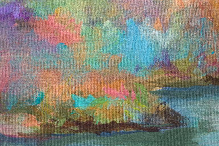 Original Impressionism Landscape Painting by Karen Hale