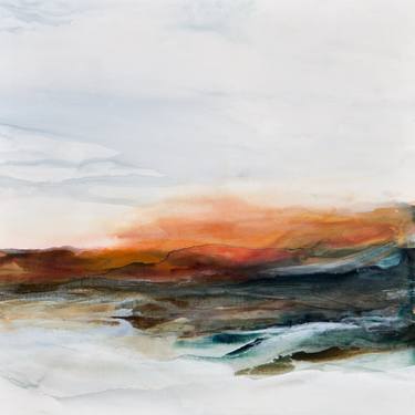 Original Abstract Expressionism Landscape Paintings by Karen Hale
