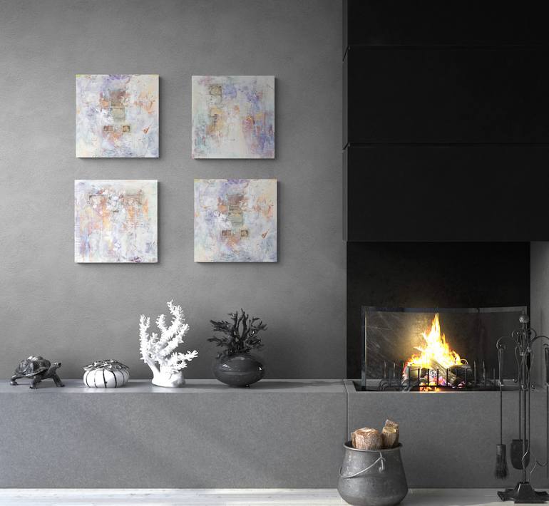 Original Abstract Mixed Media by Karen Hale