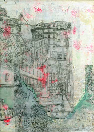 Print of Architecture Collage by Rita Kohel