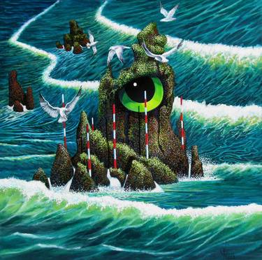 Original Surrealism Fantasy Paintings by Peter Wall