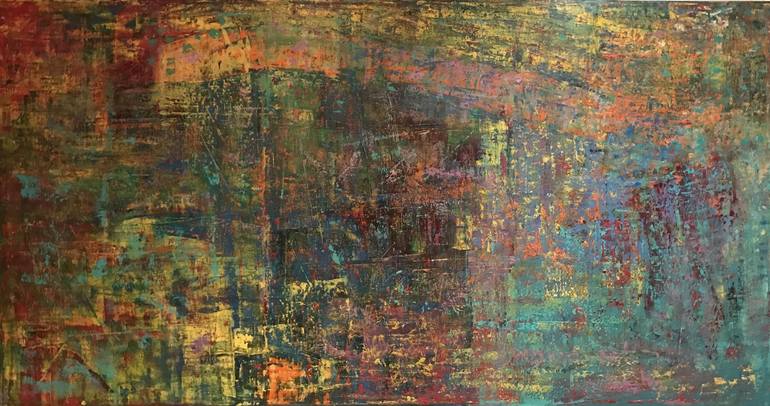 Original Abstract Expressionism Abstract Painting by Cristian Ramos-Smith