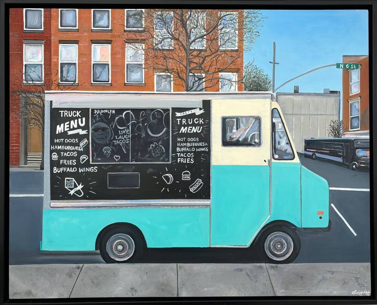 Original Pop Art Food & Drink Painting by Emma Loizides