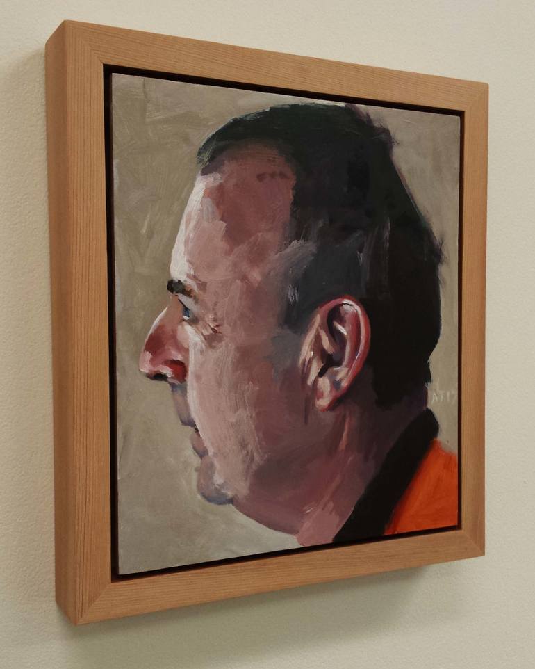 Original Portrait Painting by alastair taylor