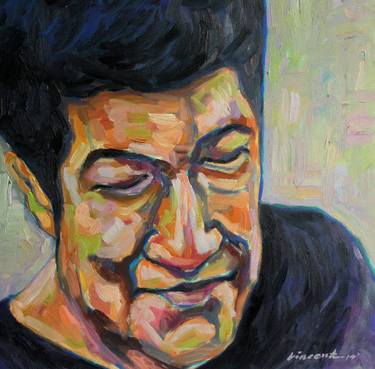 Original Portraiture Portrait Painting by vincent phang