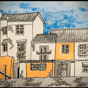 Collection watercolors