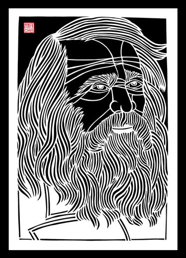 Dmitri Mendeleev- Russian chemist (handmade paper cutting) thumb