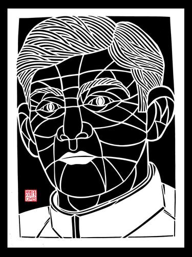 Vivencio Cuyugan- Philippine socialist politician (paper cutting) thumb