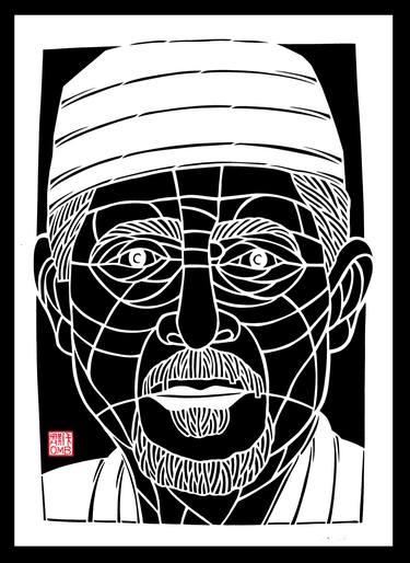 Nur Misuari- Moro Filipino revolutionary (handmade paper cutting) thumb