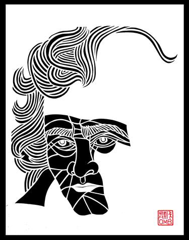 Beethoven- German composer (handmade paper cutting) thumb