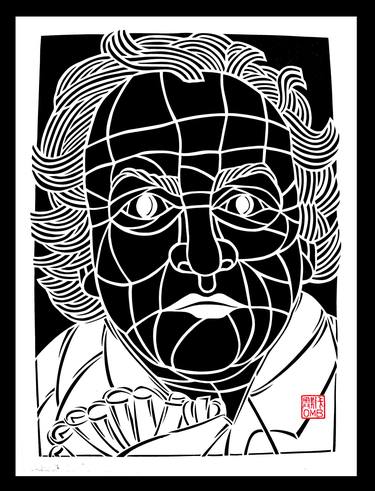 William Blake- English poet-painter (handmade paper cutting) thumb