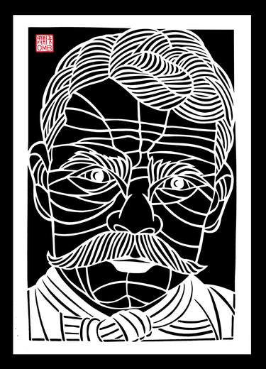 Emiliano Zapata- Mexican revolutionary (handmade paper cutting) thumb