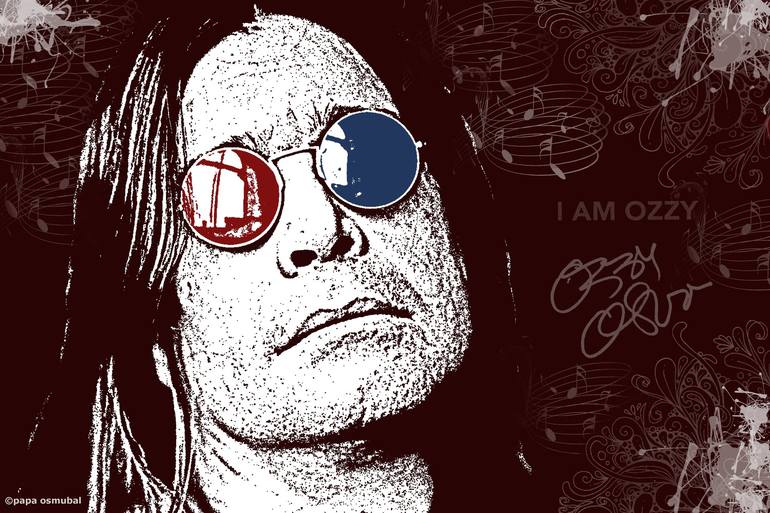 Ozzy Osbourne Collage by Oscar Munoz Balajadia -- Papa Osmubal ...