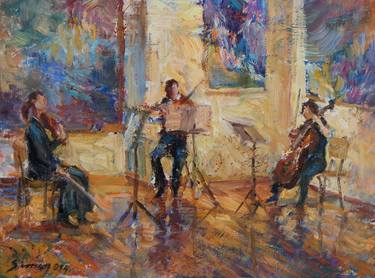 Print of Expressionism Music Paintings by Siniša Simon