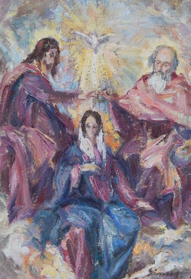 Print of Expressionism Religion Paintings by Siniša Simon