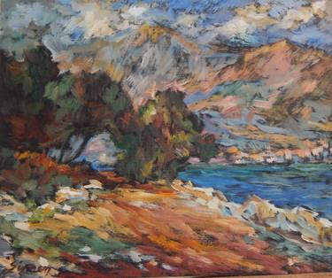 Print of Expressionism Beach Paintings by Siniša Simon