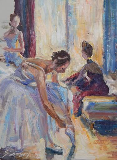 Original Impressionism Women Paintings by Siniša Simon