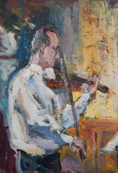 Original Expressionism Music Paintings by Siniša Simon